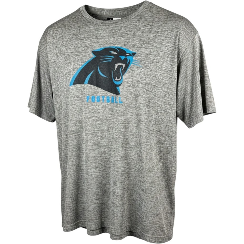 NFL Team Apparel Shirt Mens XL Gray Panthers Tee